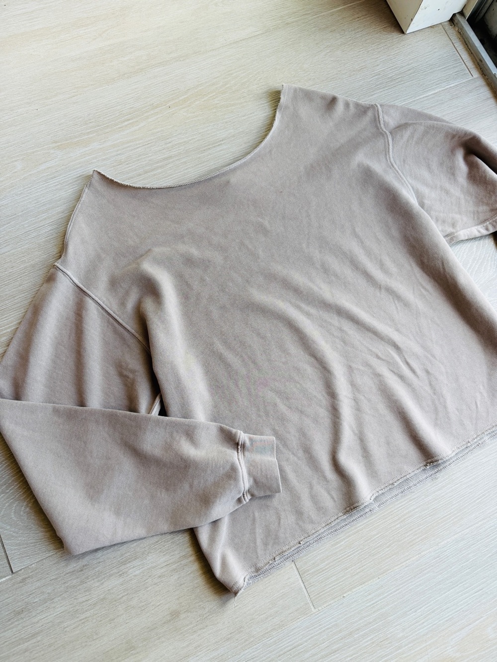 aerie Slouchy, Cozy Sweatshirt - Taupe